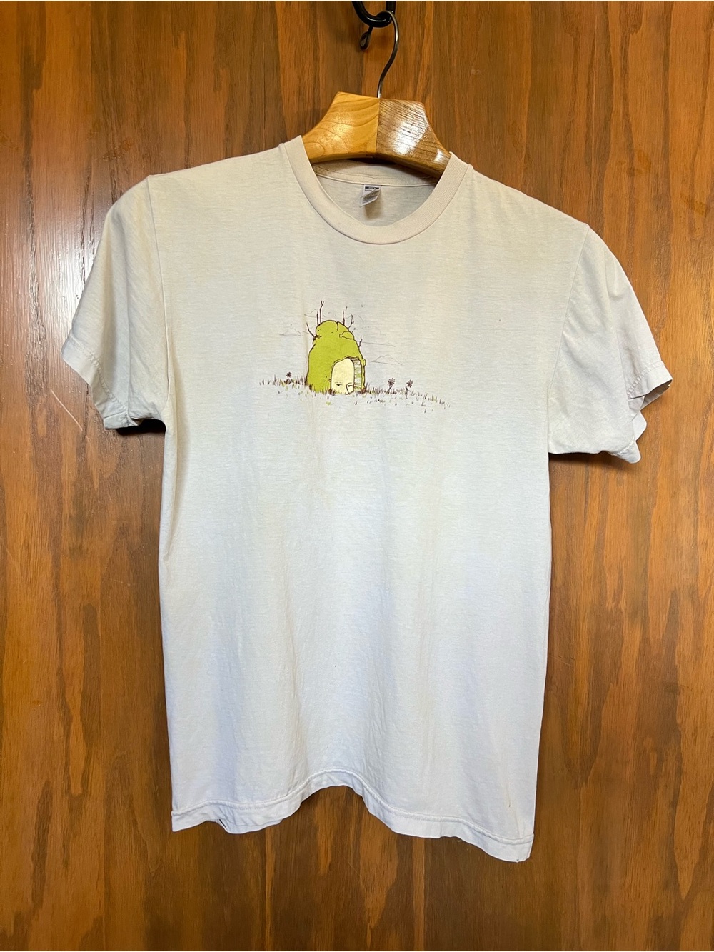 Vintage 2001 American Apparel Whimsical Twee Emo Hipster Y2K T-Shirt - M